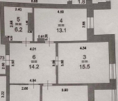 3-комн, 80.4кв м, этаж 8/17 Белинского ул, 64