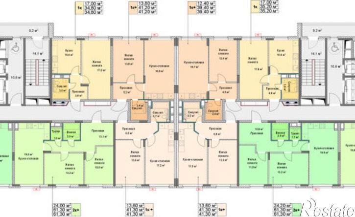 2-комн квартира в новом доме ул 8 Марта, 37,  д. 37