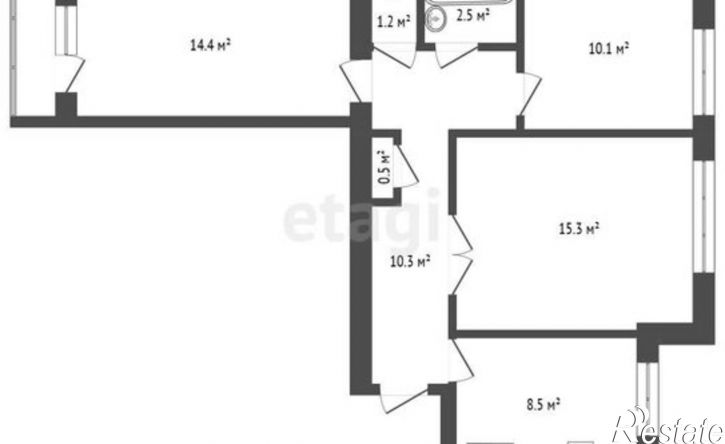 3-комн квартира ул Веденяпина, 1В,  д. 1В