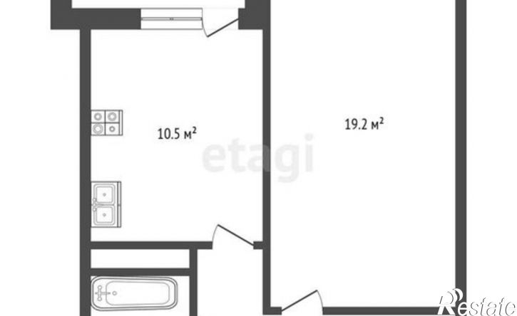 1-комн квартира ул Куйбышева, 49 1,  д. 49 1,  к. 1